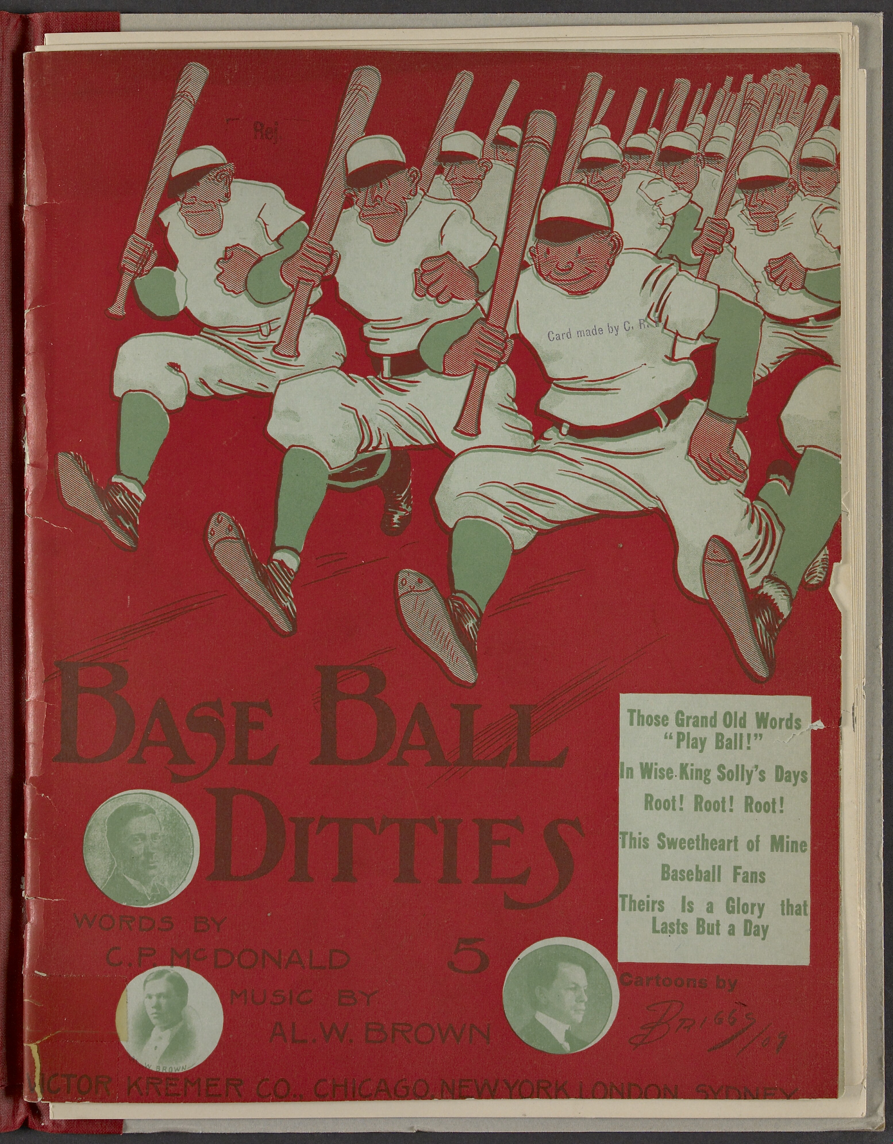 Baseball Music cover - Library of Congress