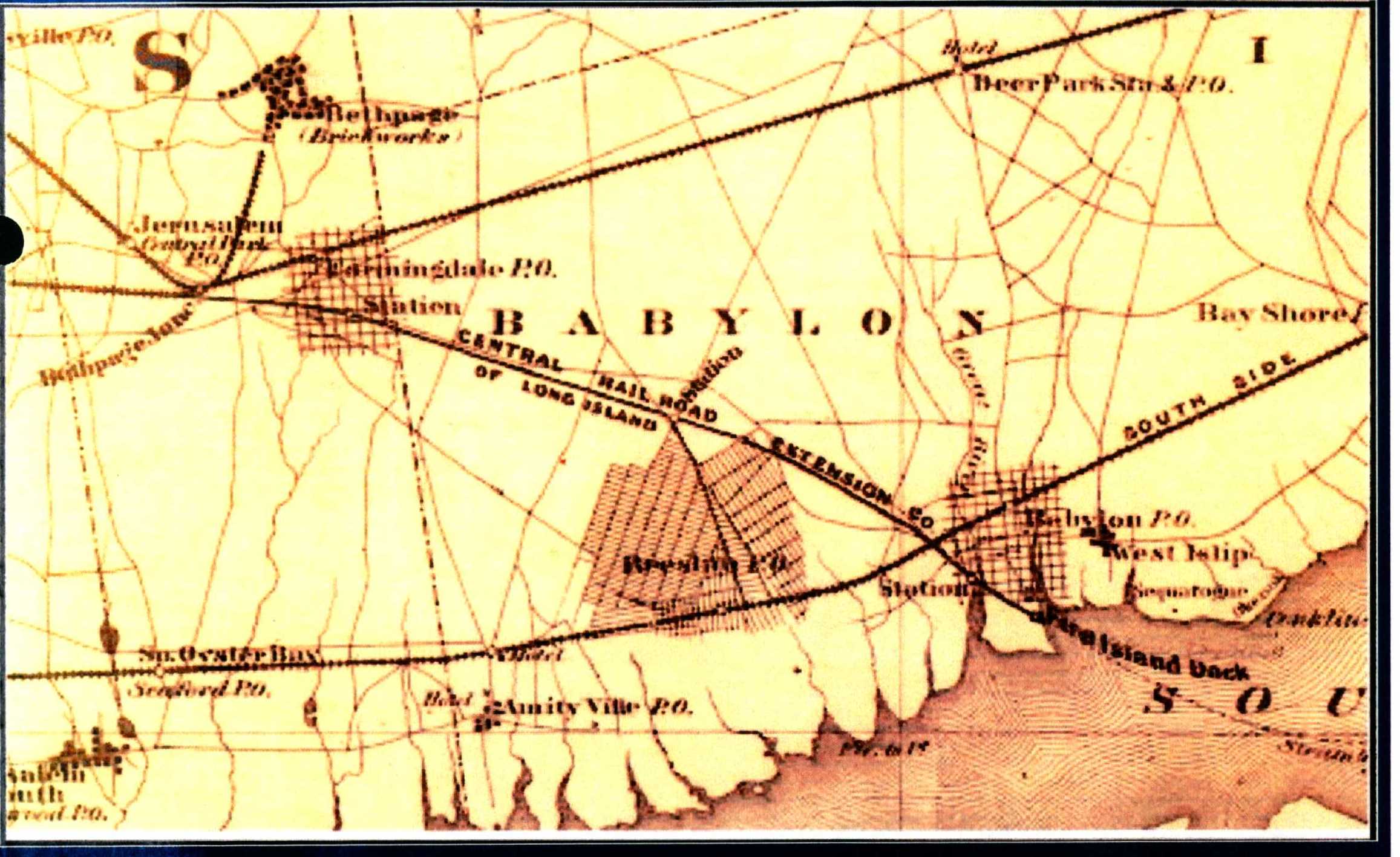 Central railroad map