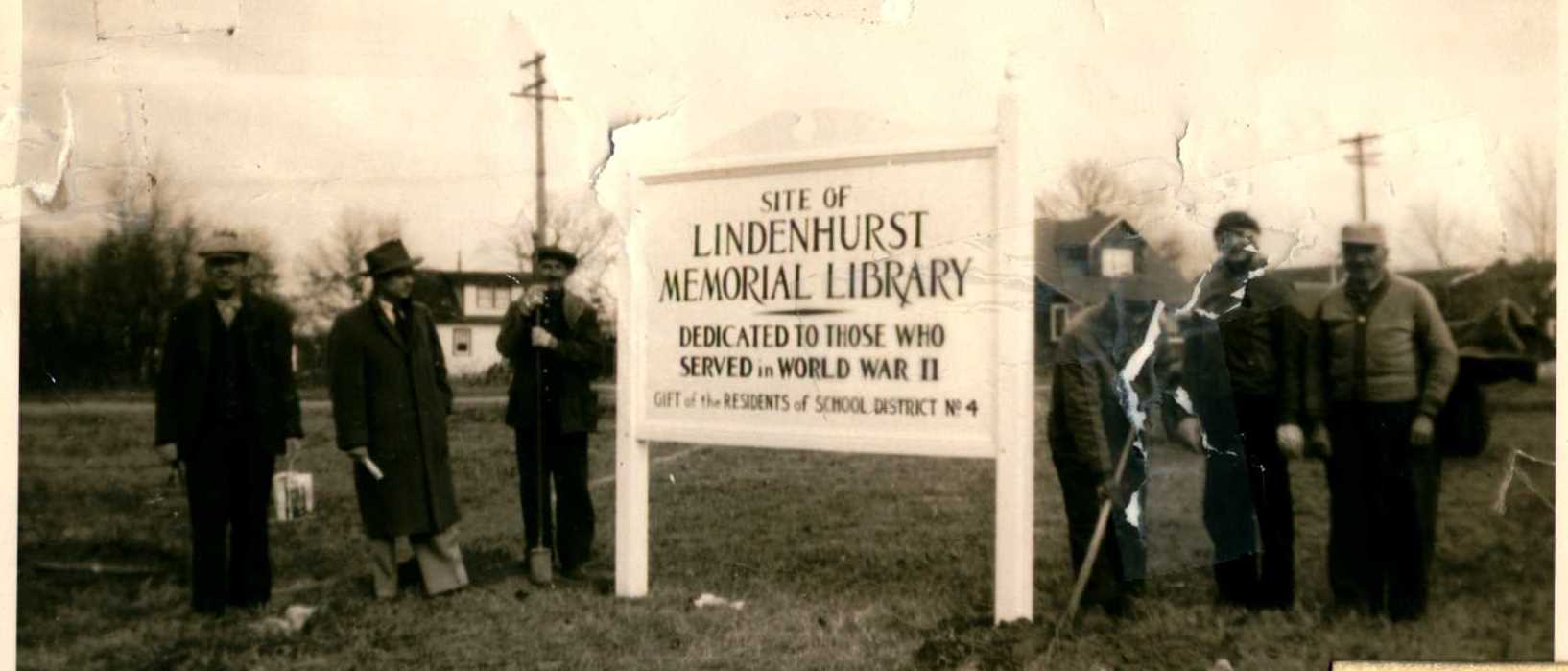Lindenhurst Memorial Library dedication. 