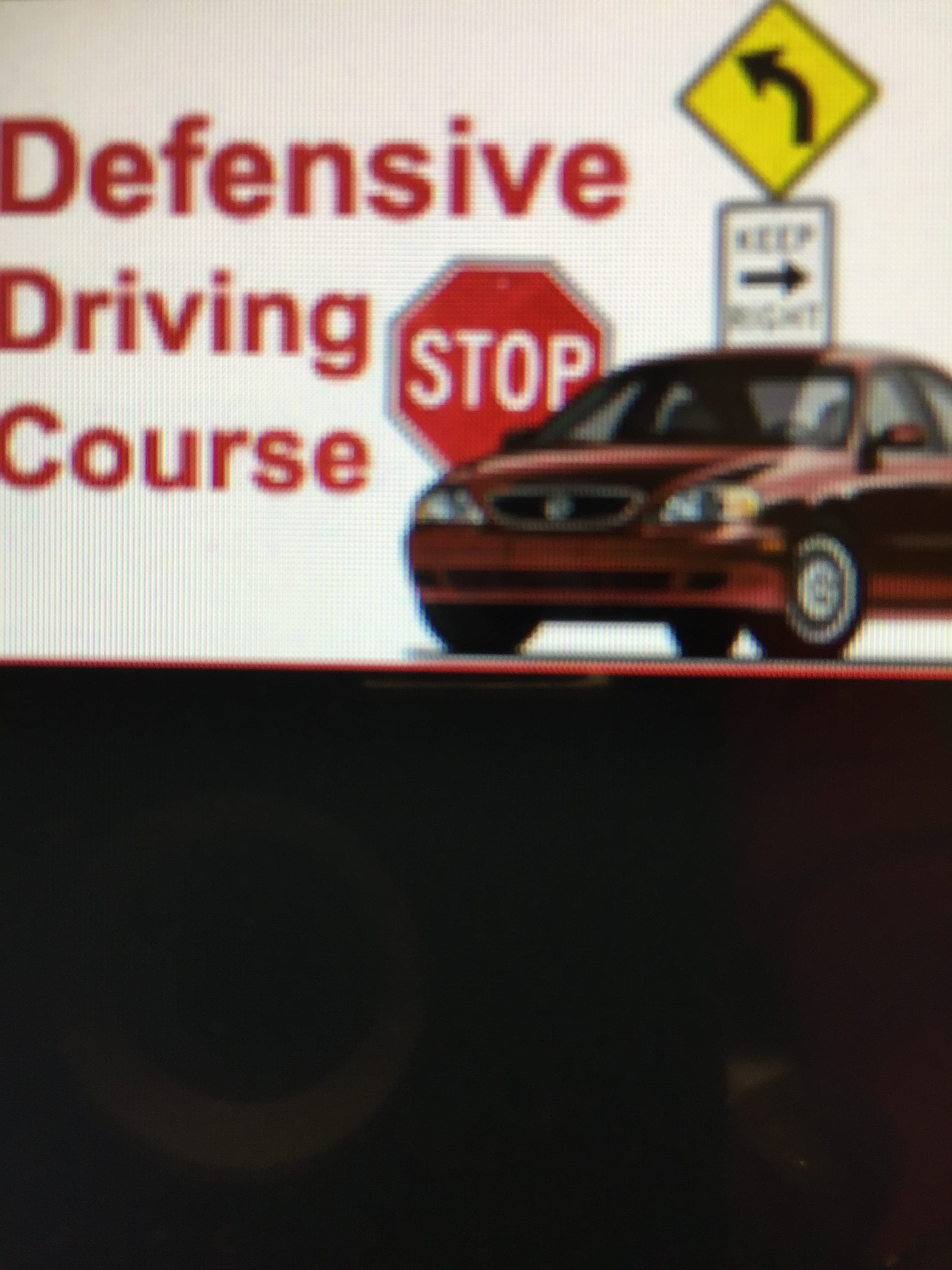 Photo of car to depict driving program.