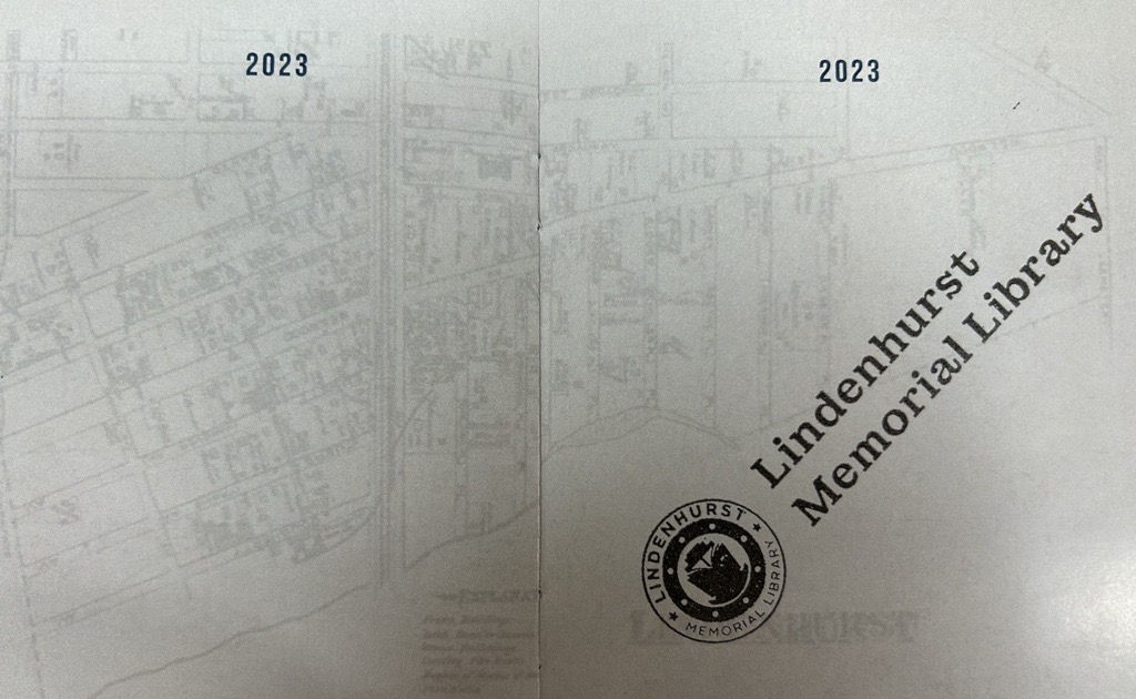 passport page with library stamp