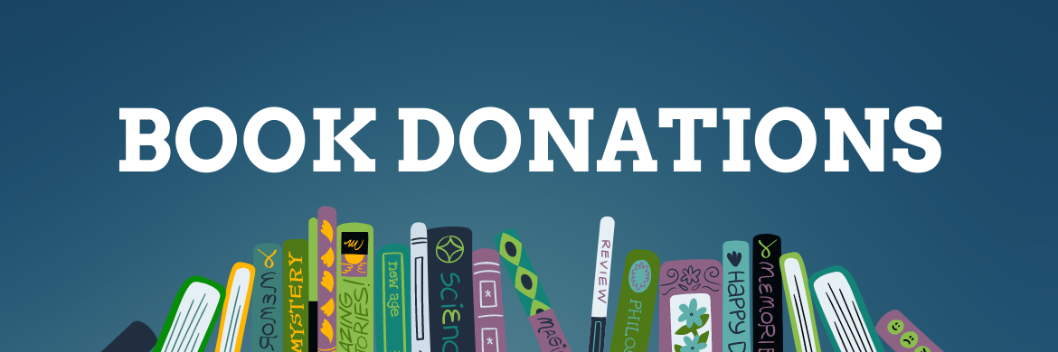 book donation header