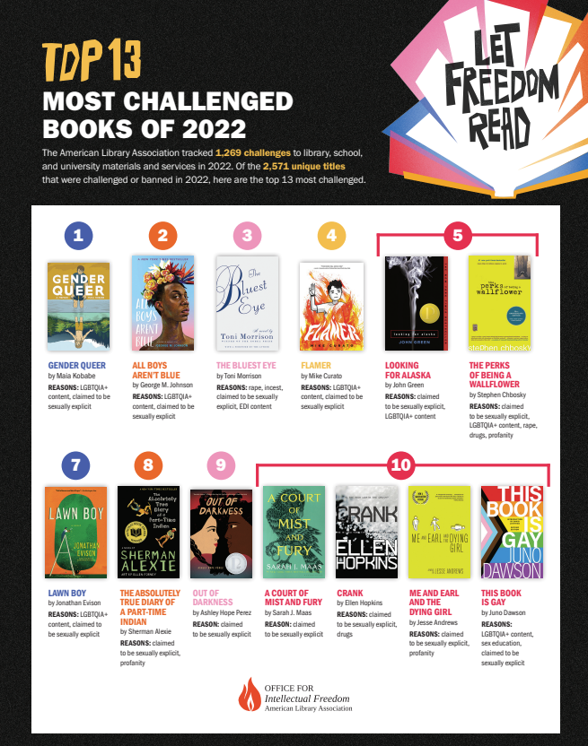 Top Banned Books 2023