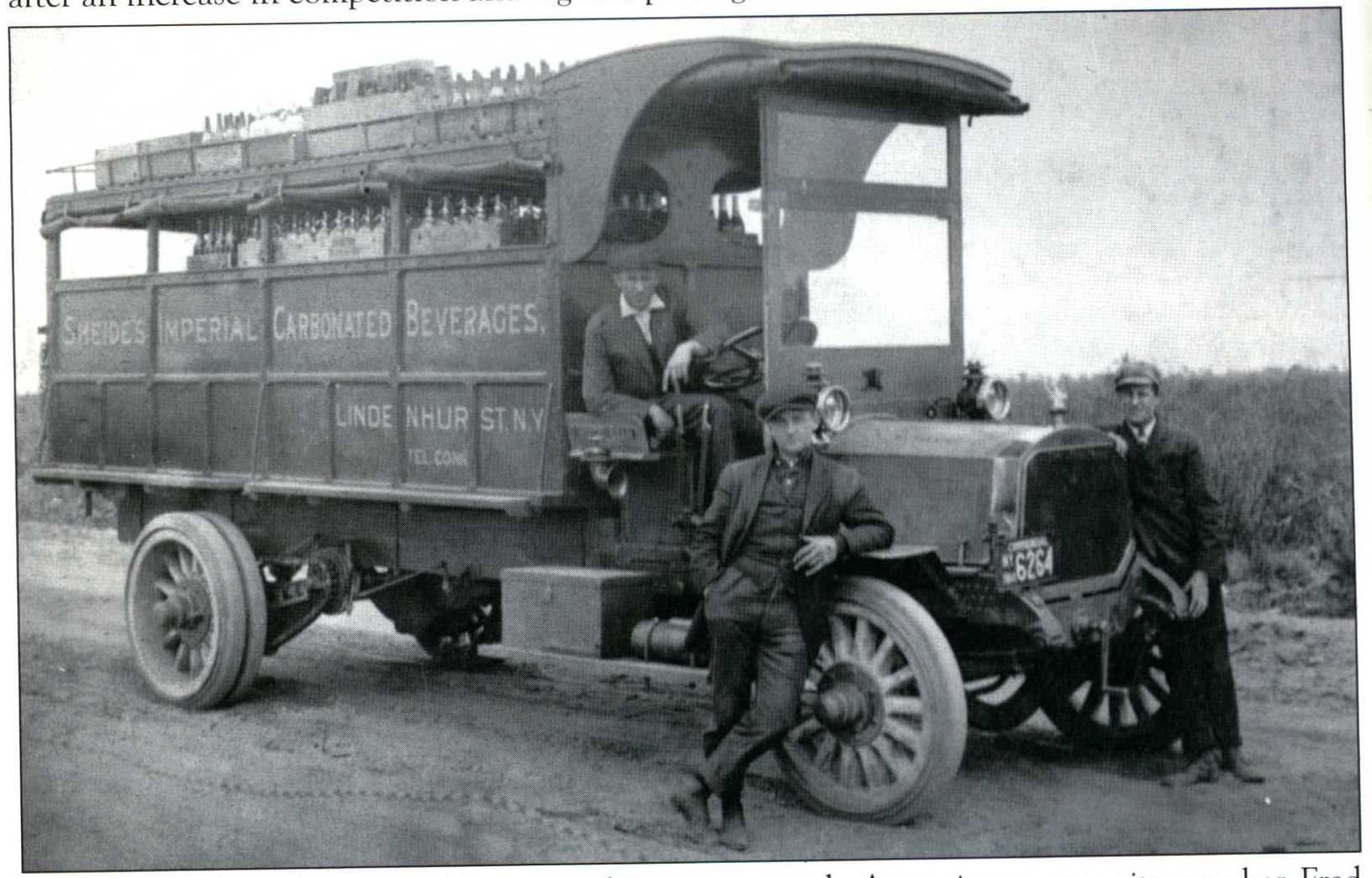 Sheide Bottling Co. delivery truck.