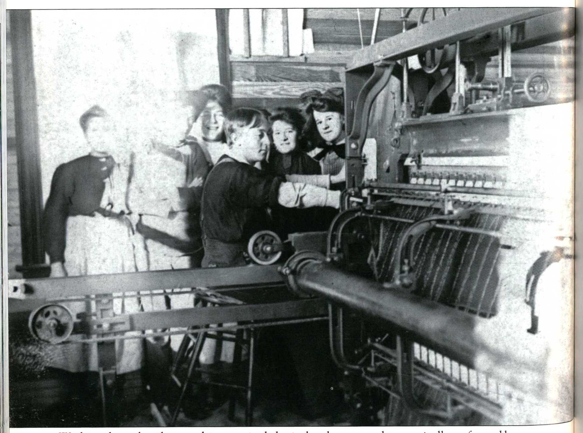 Interior of Weierter embroidery shop