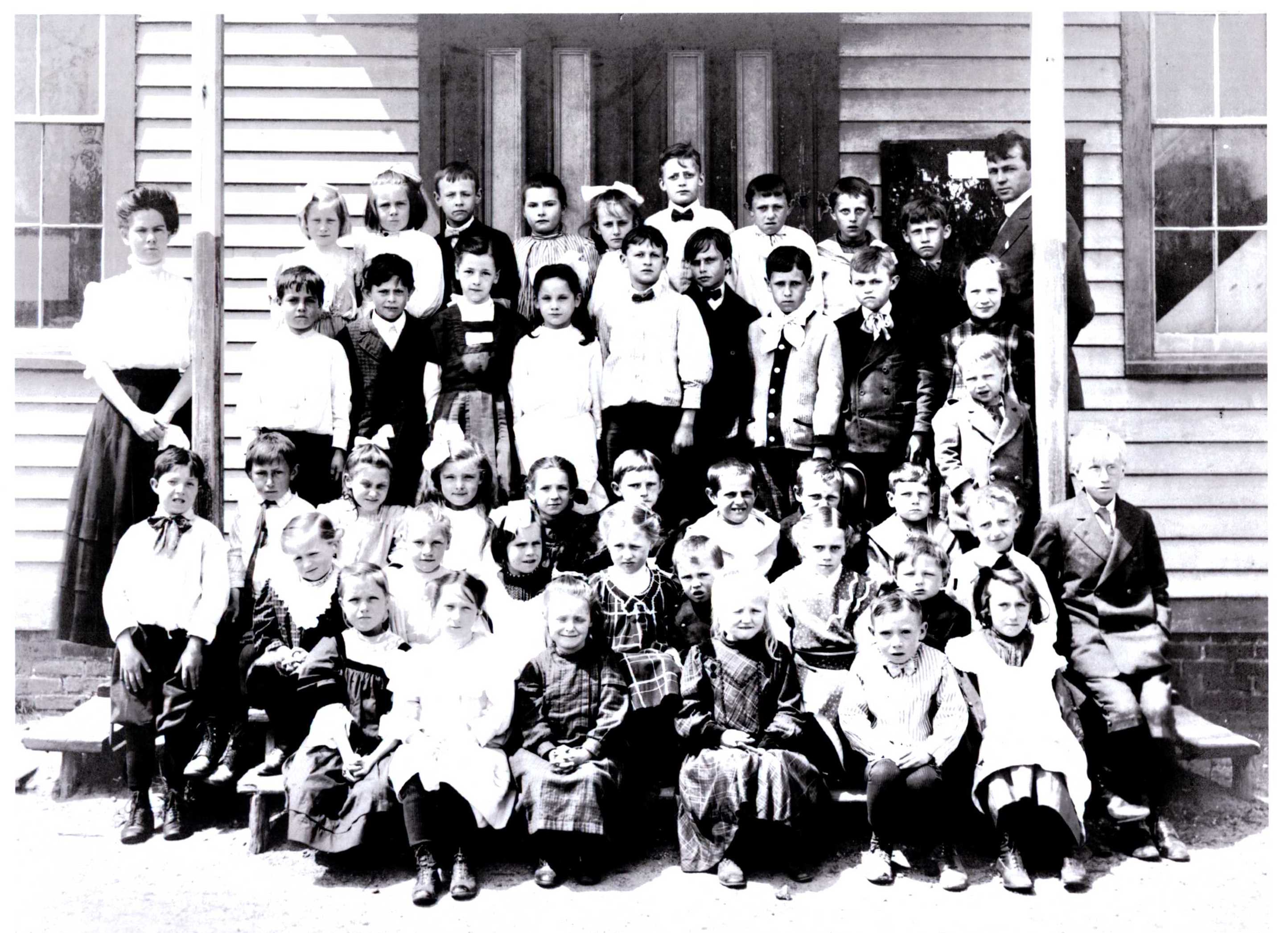 2nd Schoolhouse Class, ca. 1890