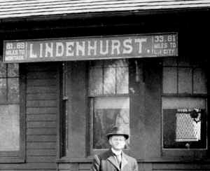 1901 Train Depot Sign