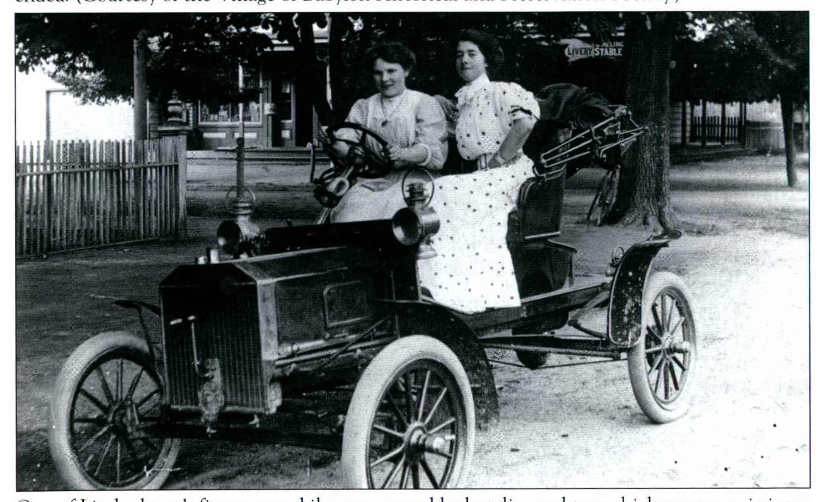 The Griebel Girls in their Ford