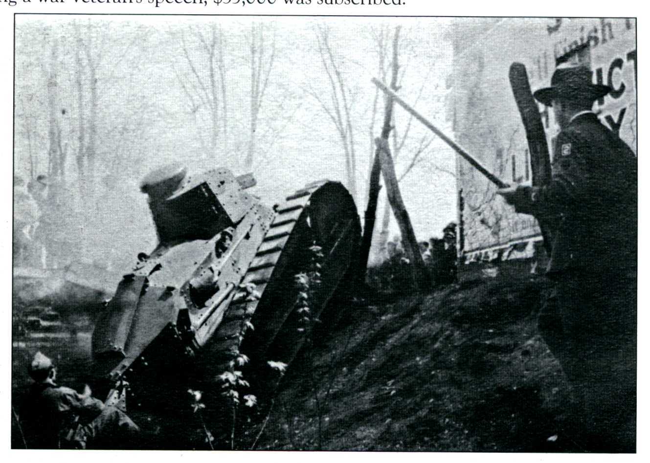 Victory Loan Committee Tank Exhibition