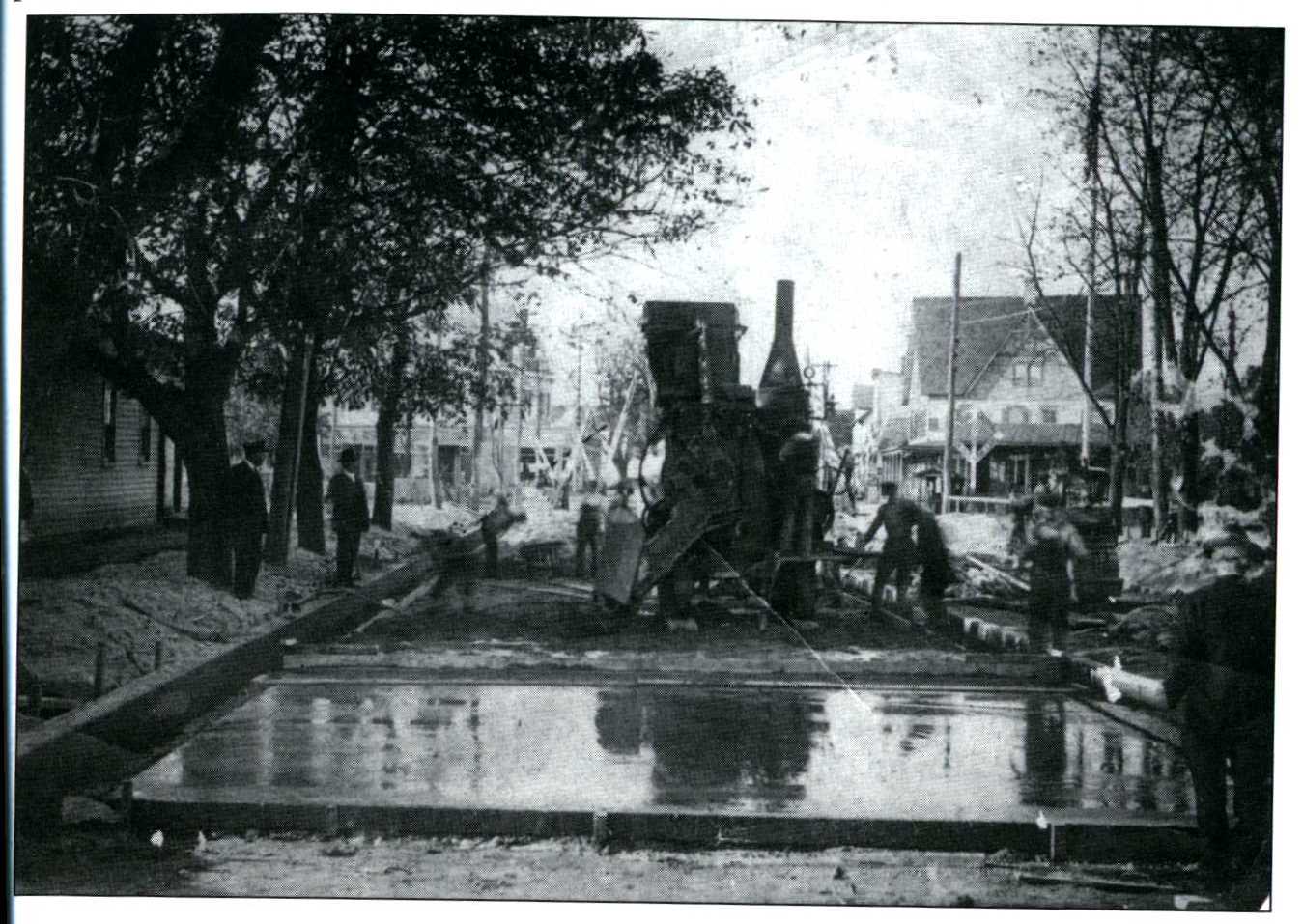 WWI Monument Plaza Construction