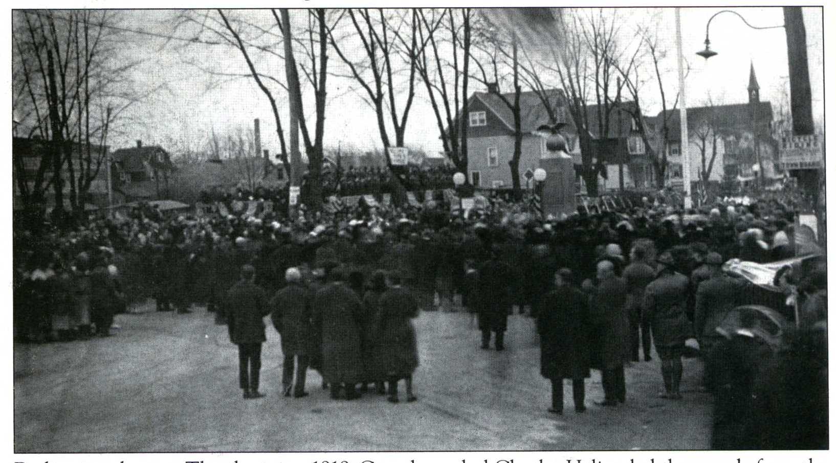 WWI Monument Dedication Ceremony