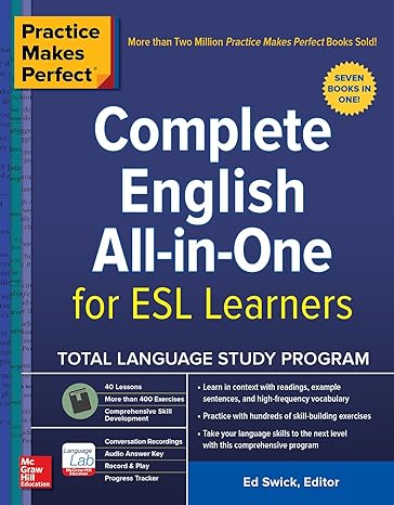 Complete English all-in-one for ESL learners / [edited by] Ed Swick.