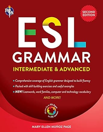 ESL, English as a second language : grammar, intermediate & advanced