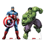 Avengers: Captain America & Hulk