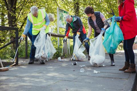 clean up village area