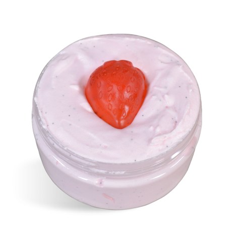 Whipped soap scrub