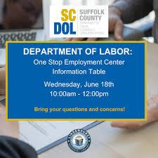 Social Media Post - Suffolk County Dept of Labor 